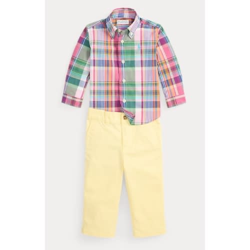 Plaid Poplin Shirt & Flex Abrasion Pant