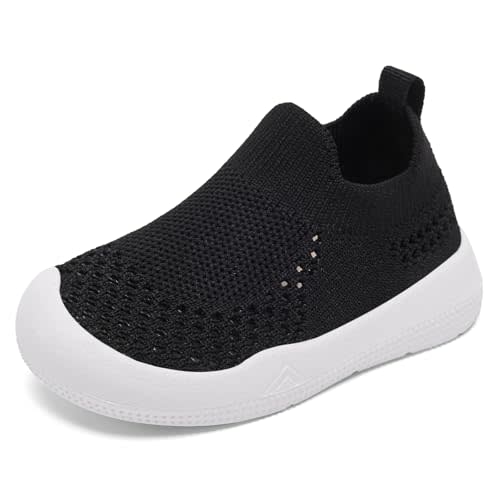 Eashi Baby Boy Girl Non-Skid Indoor Infant Walking Shoes Breathable Warm Elastic Sock Shoes with Memory Sole Protect Toes Outdoor Sneakers