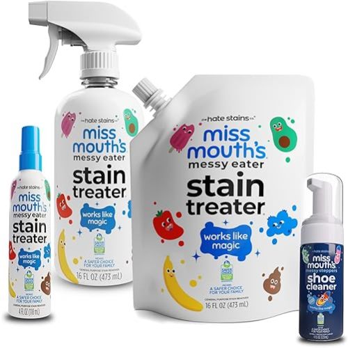 Miss Mouth's Messy Eater Stain Treater and Messy Steppers Essentials Kit