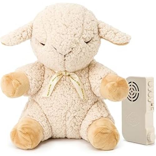 Cloud b Sound Machine with White Noise Soothing Sounds | Cuddly Stuffed Animal | Adjustable Settings and Auto-Shutoff | Sleep Sheep