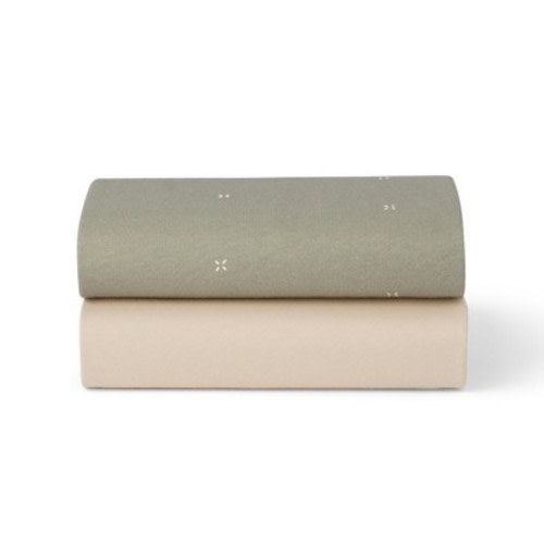 Bassinet 2 Pack Fitted Sheets