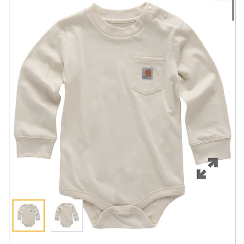 Boys' Long Sleeve Pocket Bodysuit (Baby) | Amber’s Favorites (@cranberrychats) | Carhartt