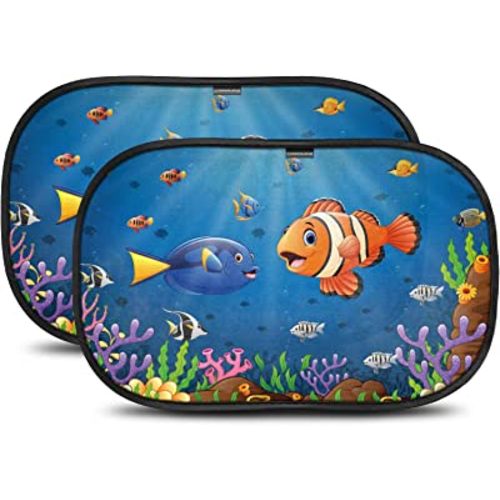 Car Window Shade for Baby with Certified UV-Protection 2 Pack - 20"x12"