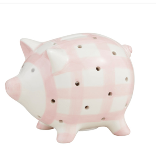 Pink Light-Up Piggy Bank with LED Lights | Mud Pie