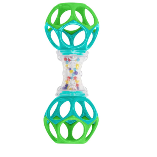 Bright Starts Oball Shaker Rattle Toy, Ages Newborn Plus