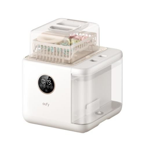 eufy Security Baby Bottle Washer S1, Sterilizer and Dryer | 3D HydroBlast Cleaning, 212°F Steam Sterilizer, Fast Drying, Smart App Control, Hands-Free