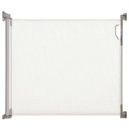 Dreambaby® Indoor/Outdoor Retractable Gate in White - WHITE - 34"