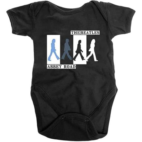 The Beatles Baby Grow Abbey Road Crossing Colours Official 0 To 24 Months Size Medium (6-9 months)