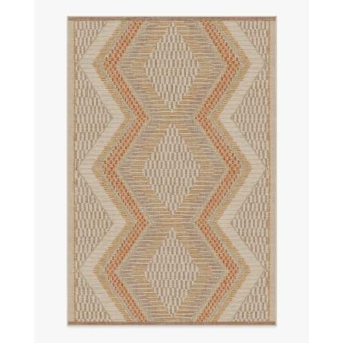 Justina Blakeney Etta Natural & Terra Tufted Rug | Ruggable