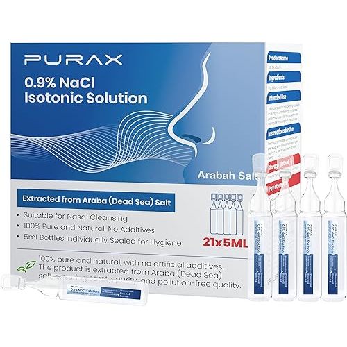 PURAX Saline Solution  21 Count