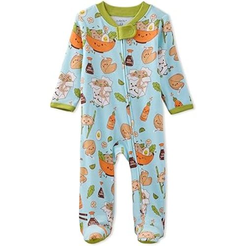 Baby Boys' Scout Sleep & Play 100% Organic Cotton Footed Zip Front Sleeper Pajamas for Baby Boys