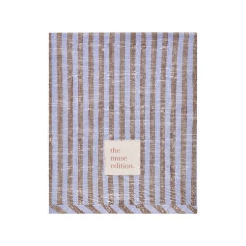 Sorano Stripe Linen Baby Blanket