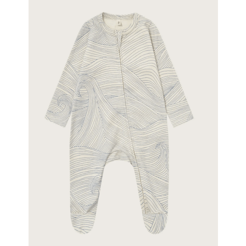 Seascape Zip Sleepsuit Undyed