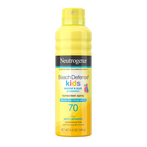 Neutrogena Beach Defense Kids Sunscreen Spray, SPF 70, 6.5 fl oz HSA/FSA Eligible