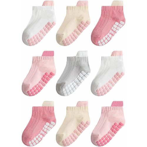 Non-slip Toddler Ankle Cotton Grip Socks Unisex 6M-5T