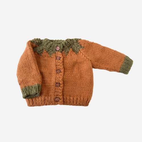 Pumpkin Cardigan - Clay
