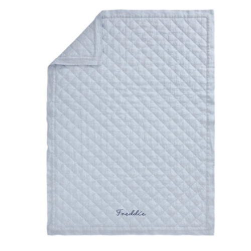 European Linen Baby Quilt | Pottery Barn Kids
