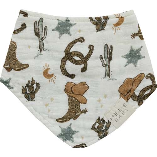 Outlaw Cowboy Classic Muslin Bib