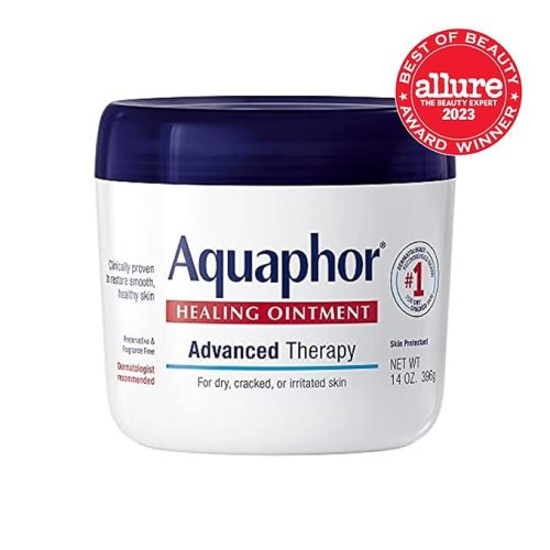 Aquaphor Healing Ointment, Advanced Therapy Skin Protectant, Dry Skin Body Moisturizer, Multi-Purpose Healing Ointment, For Dry, Cracked Skin & Minor Cuts & Burns, 14 Oz Jar