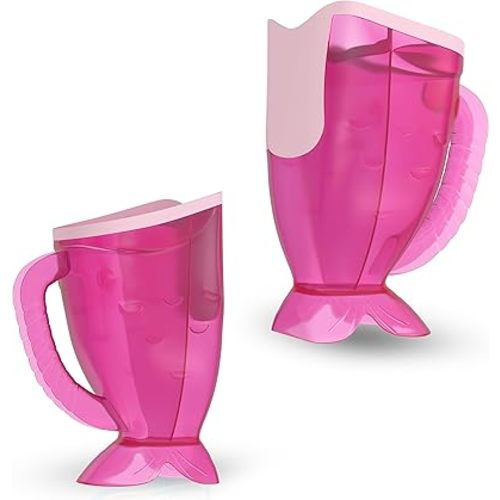 Pink Baby Rinser Cup and Bath Pail - Tear-Free, Non-Toxic, BPA-Free Accessory for Kids of All Ages - Provides Gentle, Safe, Enjoyable Bathing