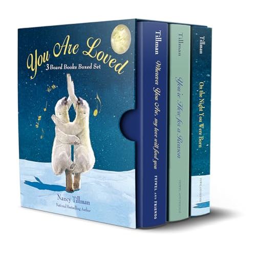 You Are Loved: Nancy Tillman 3 Board Books Boxed Set: On the Night You Were Born, You're Here for a Reason, and Wherever You Are My Love Will Find You