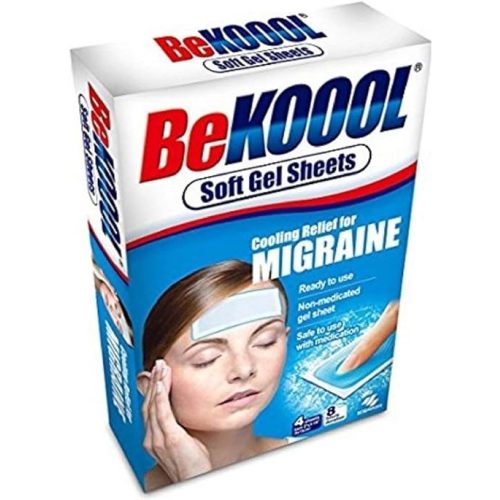 Be Koool Cooling Relief For Migraine Soft Gel Sheets 4 Each (Pack of 9)