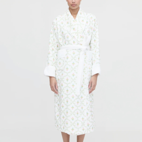 The Hotel Robe - Pastel Trellis