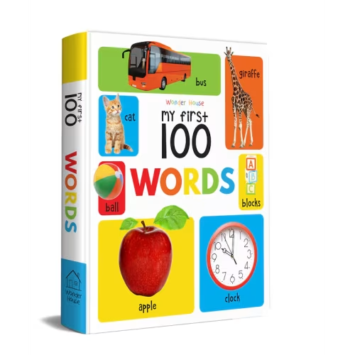 My First 100 Words Book By Wonder House Books, (Board Book) | Indigo