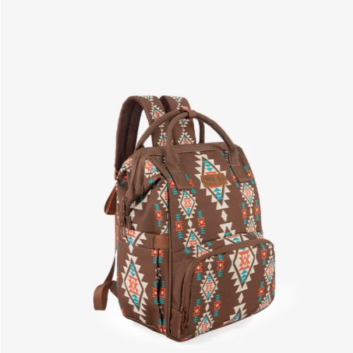 Wrangler Aztec Southwestern Print Diaper Bag - Montana West – Montana West World