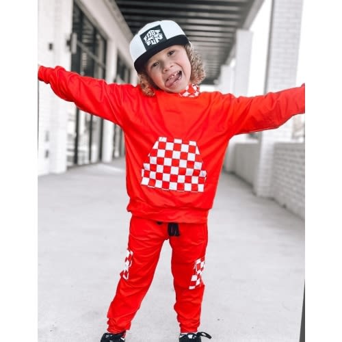 Cool Christmas | Red Checker 2 Piece Set – Crump Co. Shop