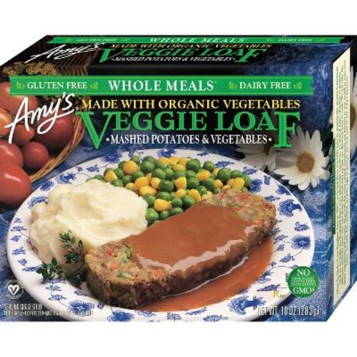 Amy's Vegan Gluten Free Frozen Organic Veggie Loaf & Mashed Potatoes - 10oz