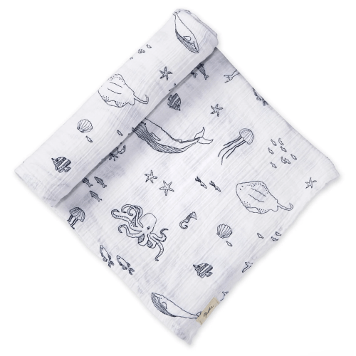 Organic Cotton Muslin Swaddle