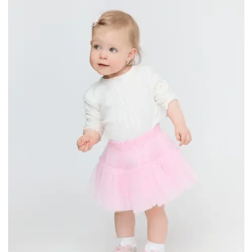 The Baby Spencer Skirt - Pink Tulle – Hill House Home