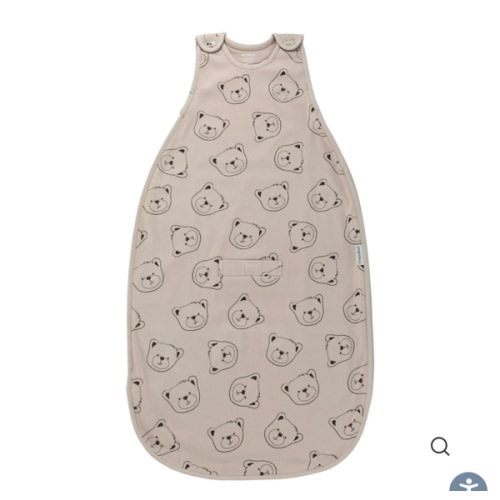 4 Season® Ultimate Baby Sleep Bag, Merino Wool & Organic Cotton, Teddy Bear