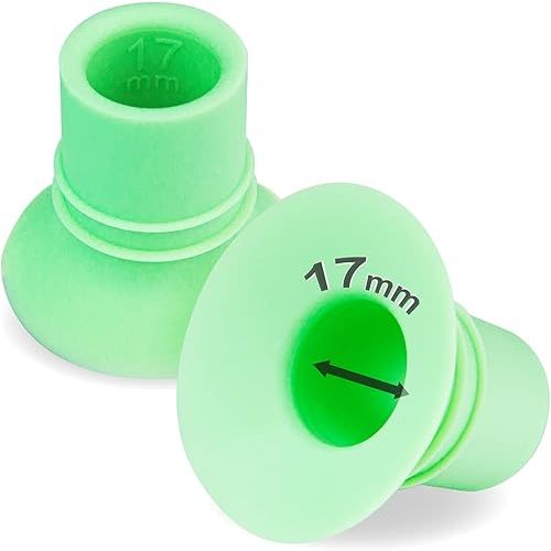 Nenesupply 1st Generation 17mm Flange Insert Compatible with Elvie Flange Pump Parts Elvie Stride Flange Medela Momcozy Spectra Flange Willow Reduce 24mm to 17mm Use as Elvie Inserts Medela Insert