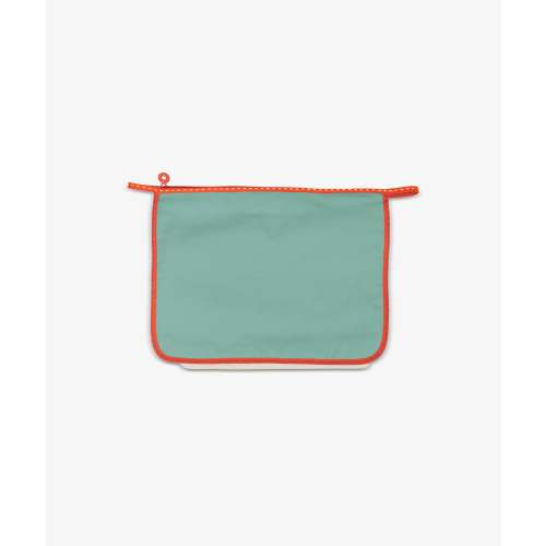 Large Zip Bag, Warm Color Block