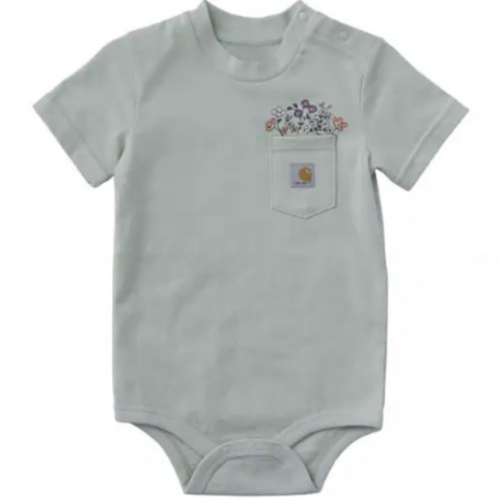 Girls' Short Sleeve Garden Pocket Bodysuit (Baby) | T-Shirts Under $35 | Carhartt