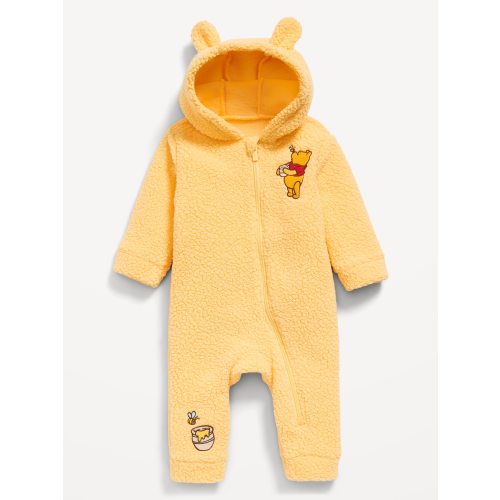 Disney© Winnie the Pooh Sherpa Hooded One-Piece for Baby | Old Navy