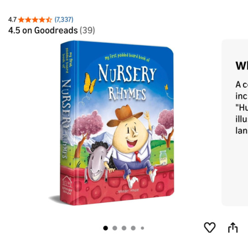 Nursery Rhymes Board Book: Illustrated Classic Nursery Rhymes (My First Book series)