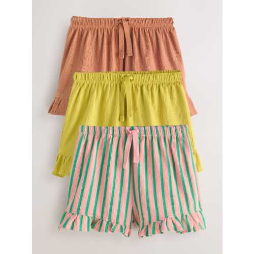 Green/Orange Shorts 3 Pack (3mths-7yrs)