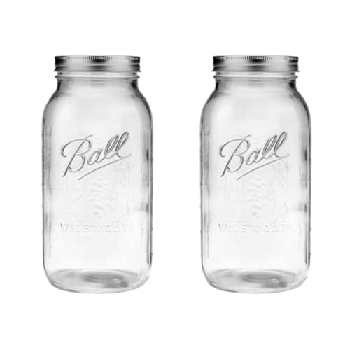 Ball 64 ounce Jar, Wide Mouth, Set of 2