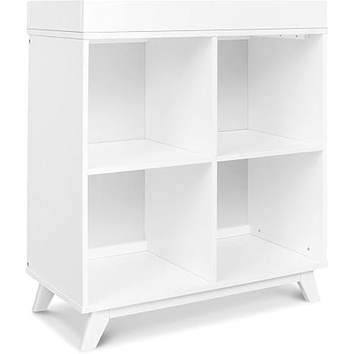 Davinci Otto Convertible Changing Table and Cubby Bookcase in White