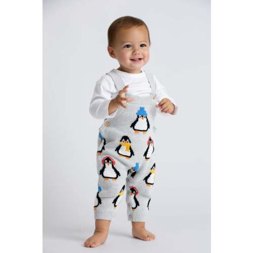 Knit Overalls (0-3m)