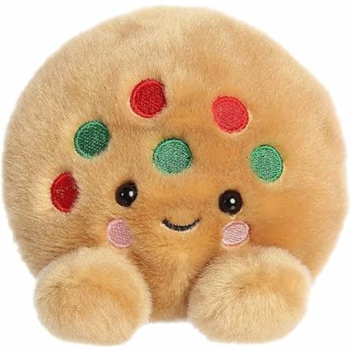 Aurora® Festive Palm Pals™ Kringle Cookie™ Stuffed Animal - Fun Collectible Plush for Kids and Adult Collectors - Perfect for Holiday Decorations or Gifts - Brown 5 Inches