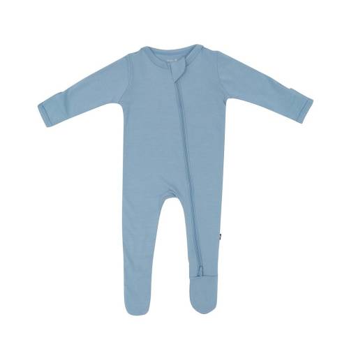 Kyte BABY Baby Boys Bamboo Zip Front Footie