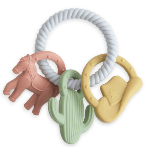 Cowboy Teething Ring