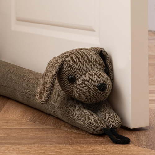 HBlife 42 Inch Door Draft Stopper for Bottom of Door to Avoid Noise or Cold Air, Decorative Dog Draft Blocker
