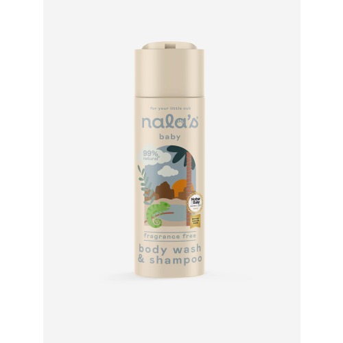 Nala&#39;s Baby Body Wash &amp; Shampoo Fragrance Free 200ml