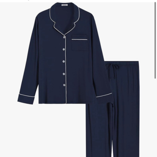Latuza Women's 32"/34" Inseam Tall Pajama Set Bamboo Viscose Pj Set Tall Size