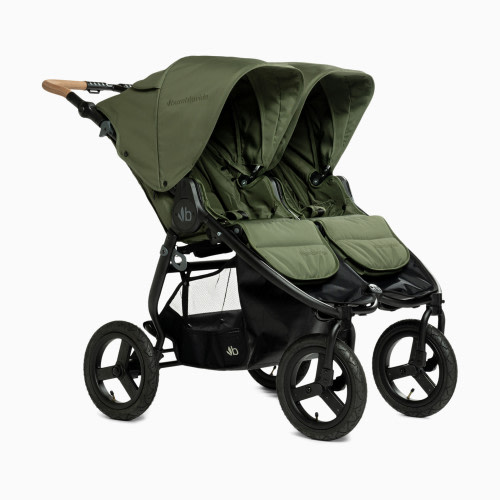Bumbleride Indie Twin Double Jogging Stroller - Olive Green